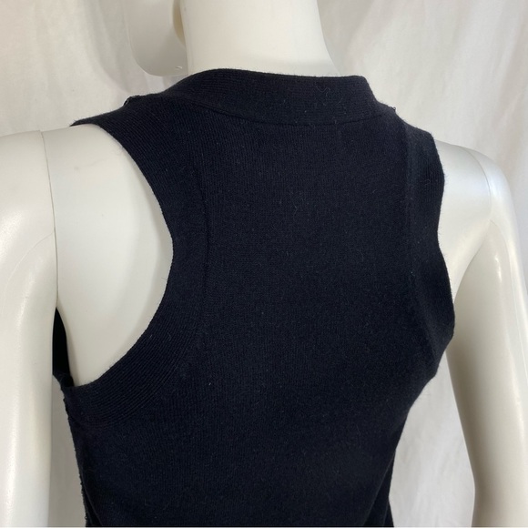 Express Design Studio Sequin Black Sweater Vest - Picture 7 of 8